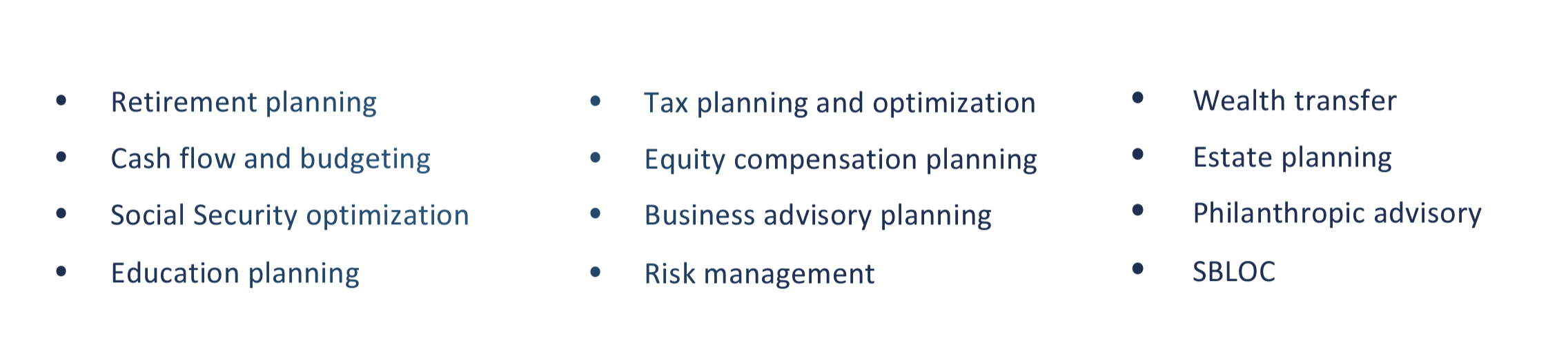Financial planning pacific excel wealth advisors